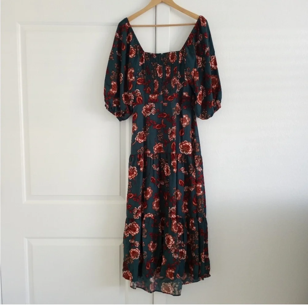 MINK PINK Olivia Midi Dress in Green. - Picture 8 of 13